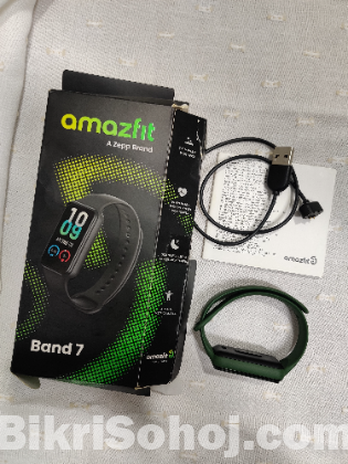 Amazfit Band 7 New Smart Fitness Tracker - 18 Days Battery